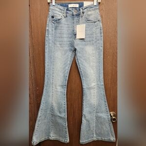 KanCan Sky Blue Wide Leg Jeans